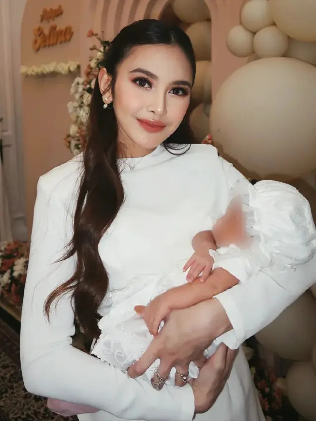 9 Momen akikah baby Selina dan Mahalini, digelar sederhana undang anak yatim