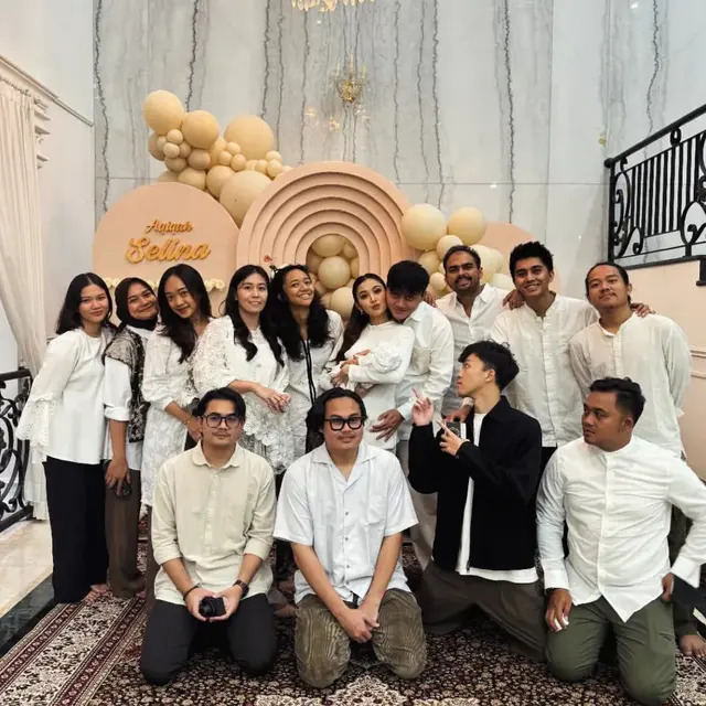 9 Momen akikah baby Selina dan Mahalini, digelar sederhana undang anak yatim