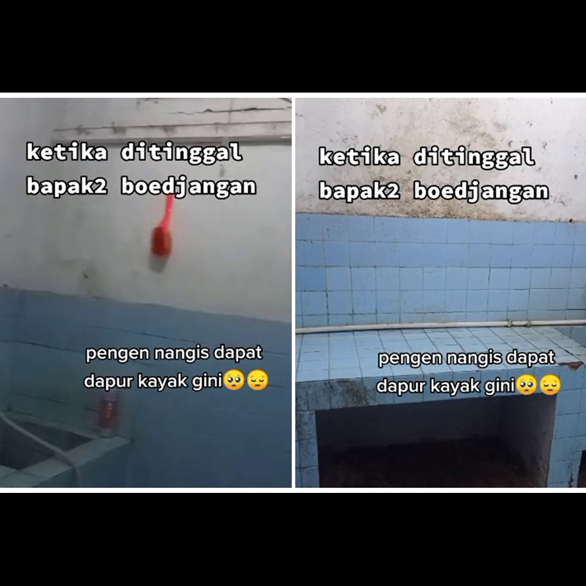 Emak-emak ini ubah dapur horor bak kamar mandi jenazah pakai bahan sederhana, hasilnya estetik pol