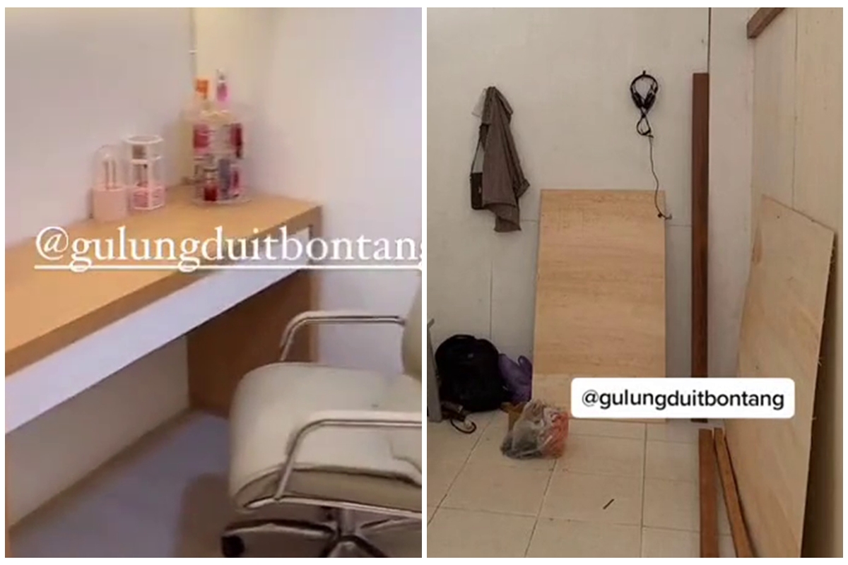 Trik ala wanita bikin kamar mezzanine pakai papan ini meski ukurannya 2x3 meter tapi hasilnya estetik