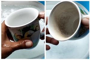 Trik mudah membersihkan kerak teh di gelas agar kinclong lagi, jangan asal pakai sabun cuci piring