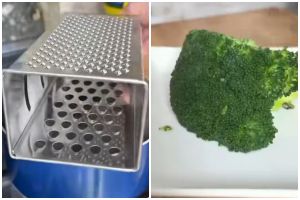 Aksi warganet tunjukkan fungsi lain parutan untuk memasak, ide cemerlang saat tak ada saringan kukusan