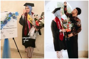 Wisuda saat puasa, begini 9 momen kelulusan sarjana Salma Salsabil, raih predikat cumlaude