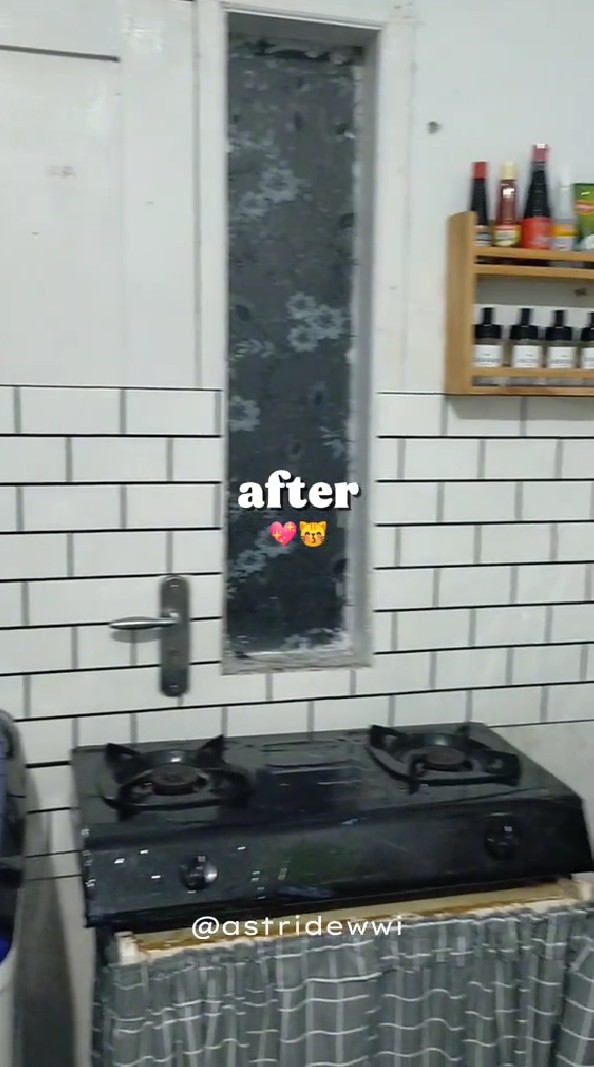 Dari buluk jadi estetik, 9 potret makeover dapur rumah subsidi ini meski sederhana bikin betah masak
