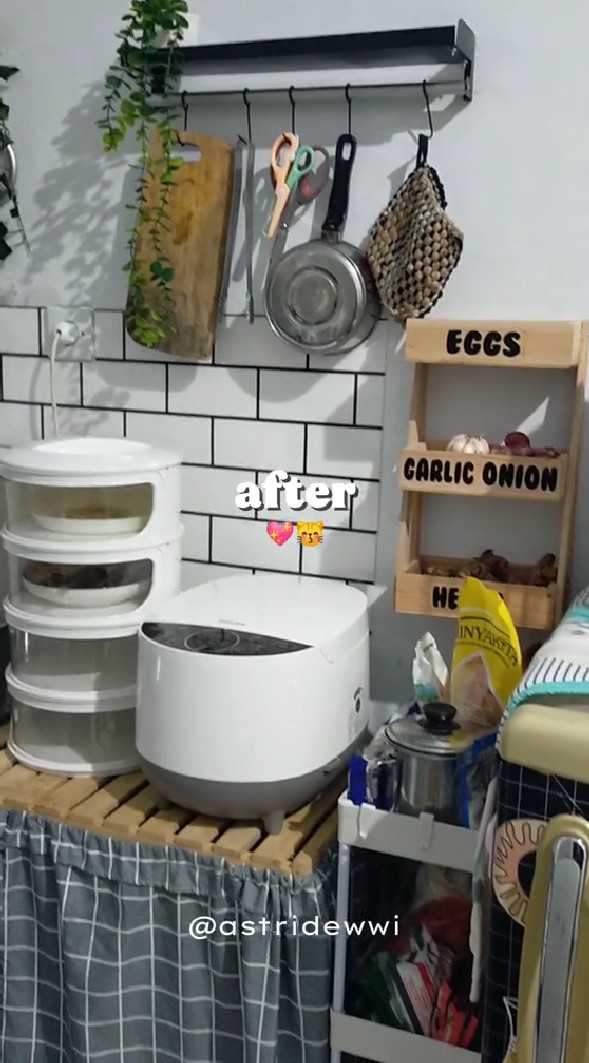 Dari buluk jadi estetik, 9 potret makeover dapur rumah subsidi ini meski sederhana bikin betah masak