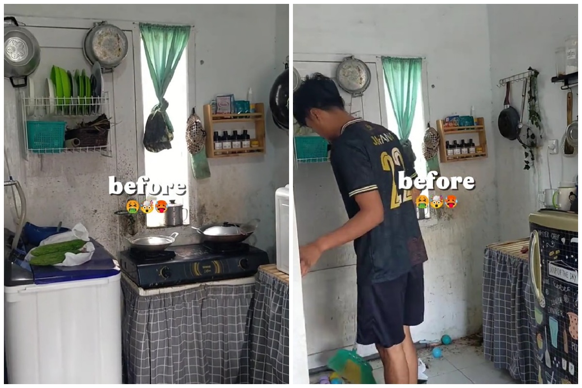 Dari buluk jadi estetik, 9 potret makeover dapur rumah subsidi ini meski sederhana bikin betah masak
