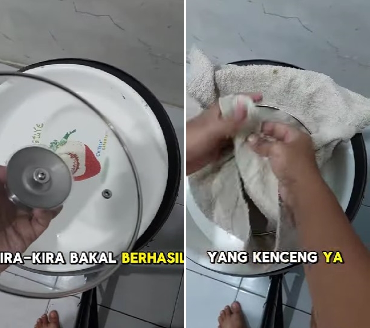 Tanpa perlu pembersih vakum, ini trik cuci sofa cuma bermodalkan tutup panci hasilnya auto bersih