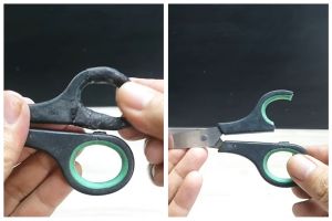 Trik mudah memperbaiki gagang gunting patah tanpa repot beli baru, cuma pakai 2 alat sederhana
