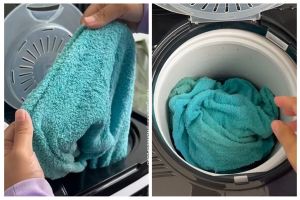 Trik agar handuk kusam jadi bersih dan lembut lagi tak dikucek sabun cuci piring, tambah 2 bahan dapur