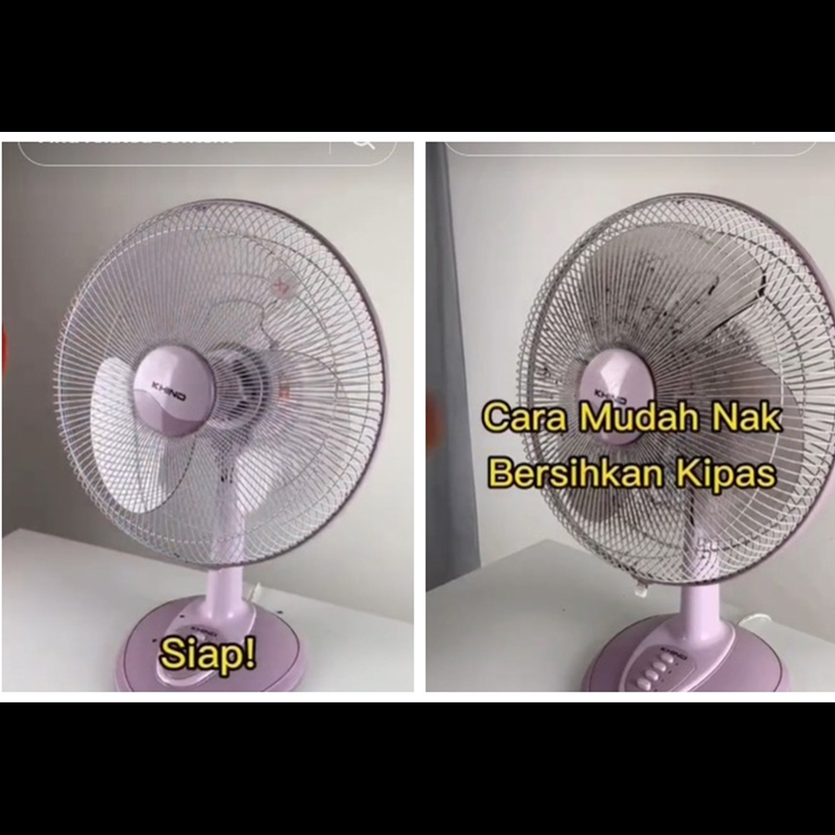 Trik mudah bersihkan debu kipas angin dalam 5 menit tanpa dibongkar, cuma pakai 3 bahan dapur