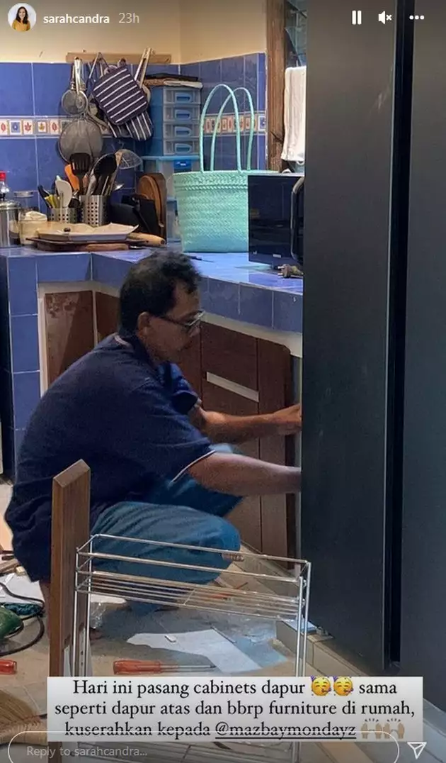 Musisi top tapi gaya hidupnya sederhana, 10 potret dapur Eross dan Sarah ini klasik jauh dari mewah