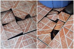 Trik memperbaiki lantai keramik pecah tanpa ditambal semen, kembali rapat pakai 1 sampah rumah tangga