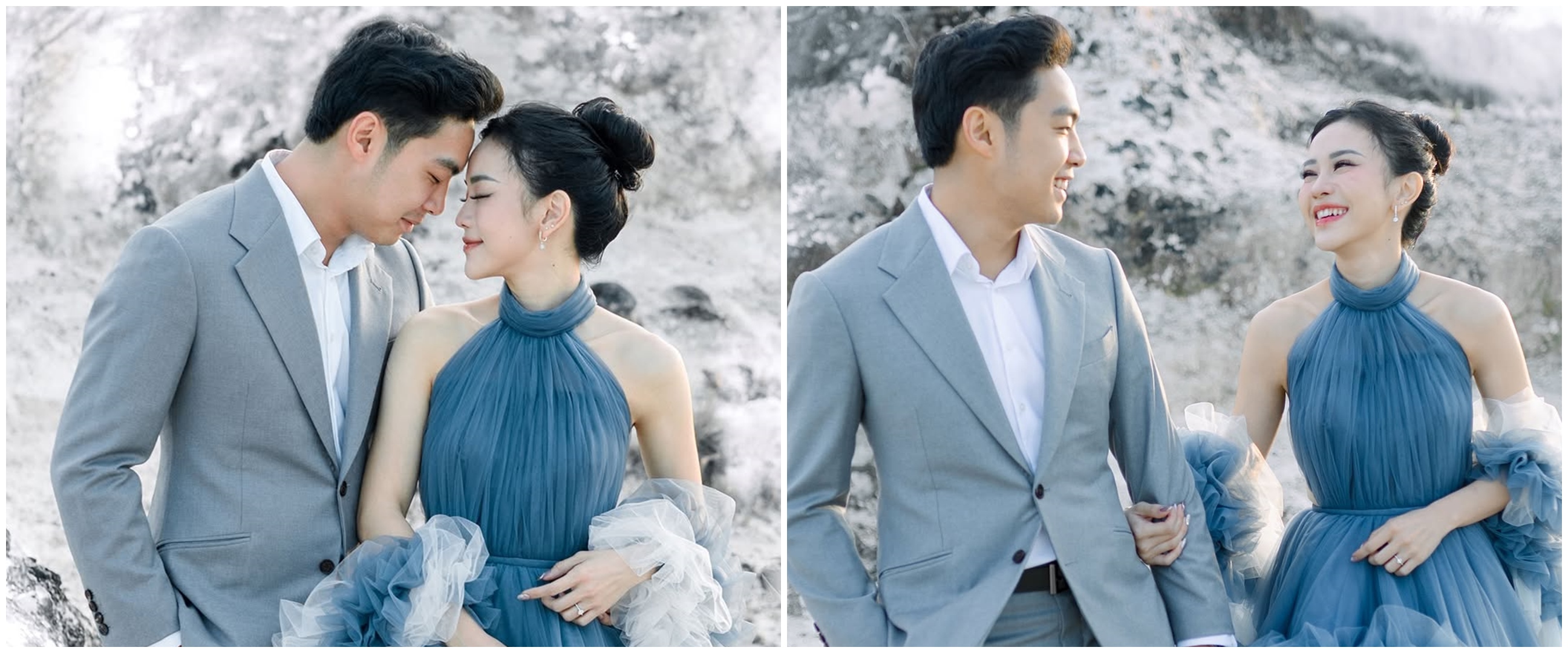 Segera menikah dengan cinta pertama, 9 potret prewedding Jessica Jane ini calon suaminya bikin salfok
