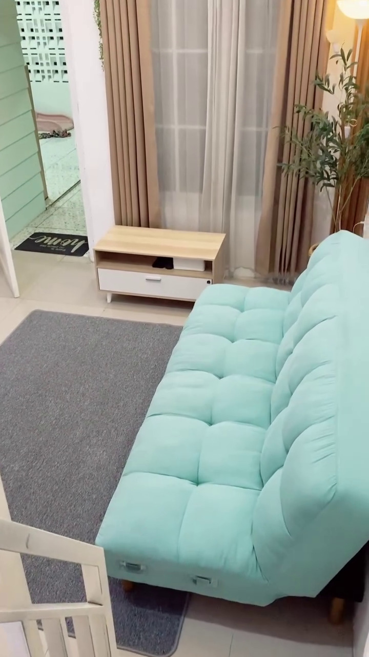 9 Potret rumah subsidi tipe 22 dimakeover konsep mezzanine, interiornya bikin pecinta minimalis mupeng