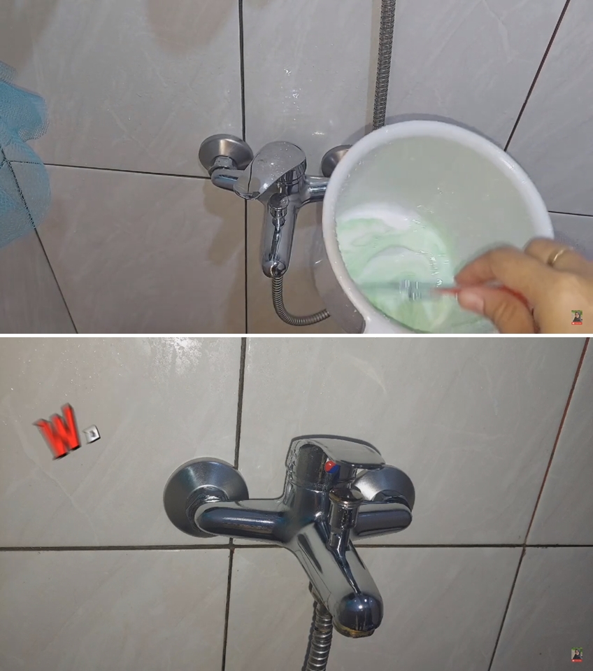 Tanpa citrun, ini trik bersihkan kerak pada kran air hanya gunakan tambahan 2 bahan dapur