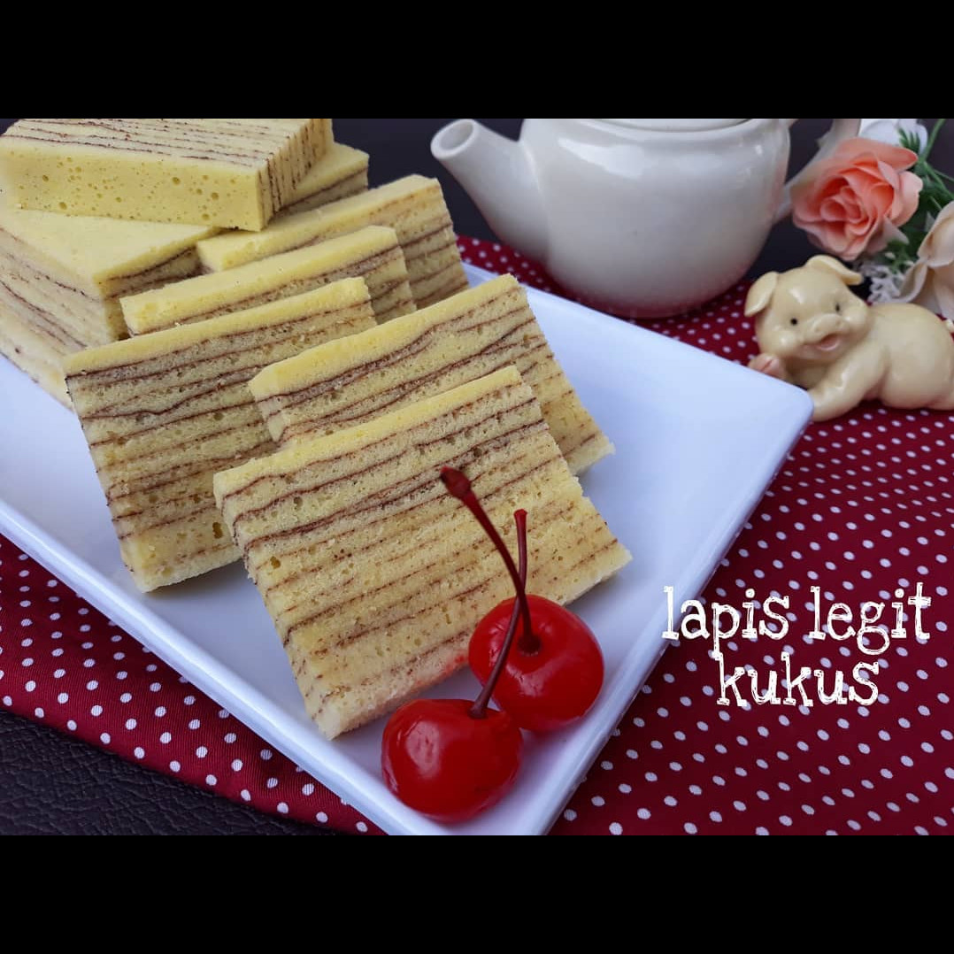 Resep lapis legit kukus, kue takjil lembut dan harum