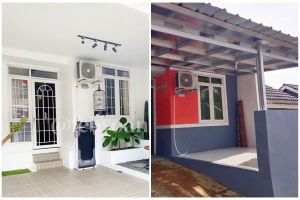 Tempat nonton rumah subsidi dimakeover jadi ruang tamu, potret renovasinya bukti cantik butuh proses