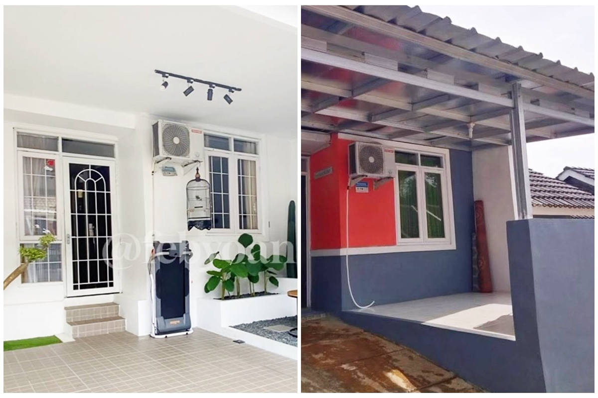 Tempat nonton rumah subsidi dimakeover jadi ruang tamu, potret renovasinya bukti cantik butuh proses