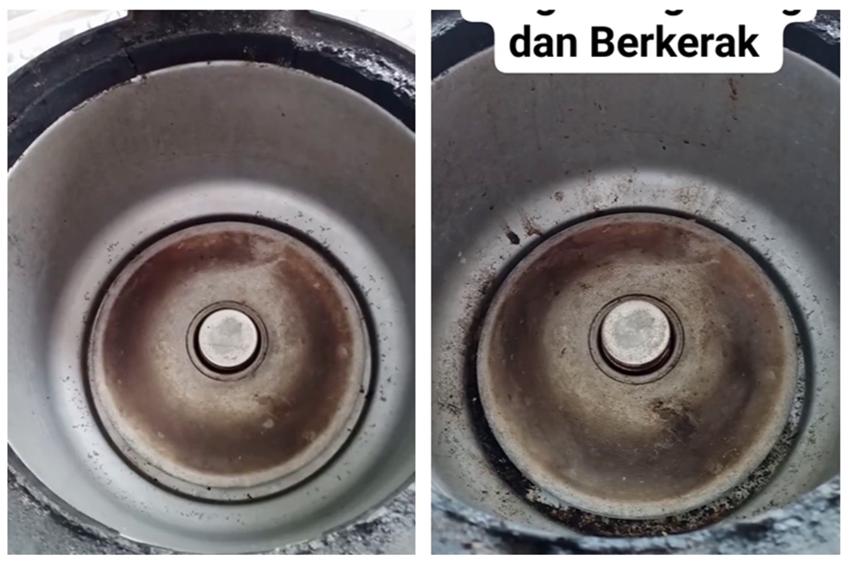Trik simpel membersihkan dasar rice cooker gosong tanpa digosok cuka, cuma pakai 2 bahan sederhana