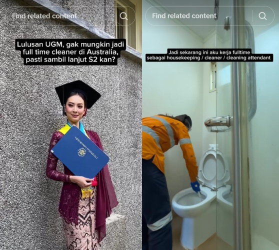Disindir lulusan UGM cumlaude jadi cleaning service, wanita ini balas pamer hasil kerja fantastis