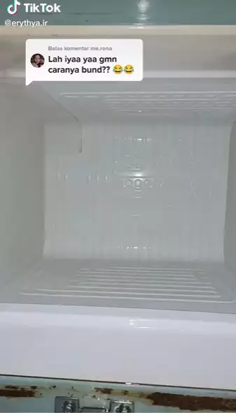 Trik bersihkan bunga es di freezer tak sampai 5 menit tanpa dicairkan dulu, pakai 1 alat sederhana