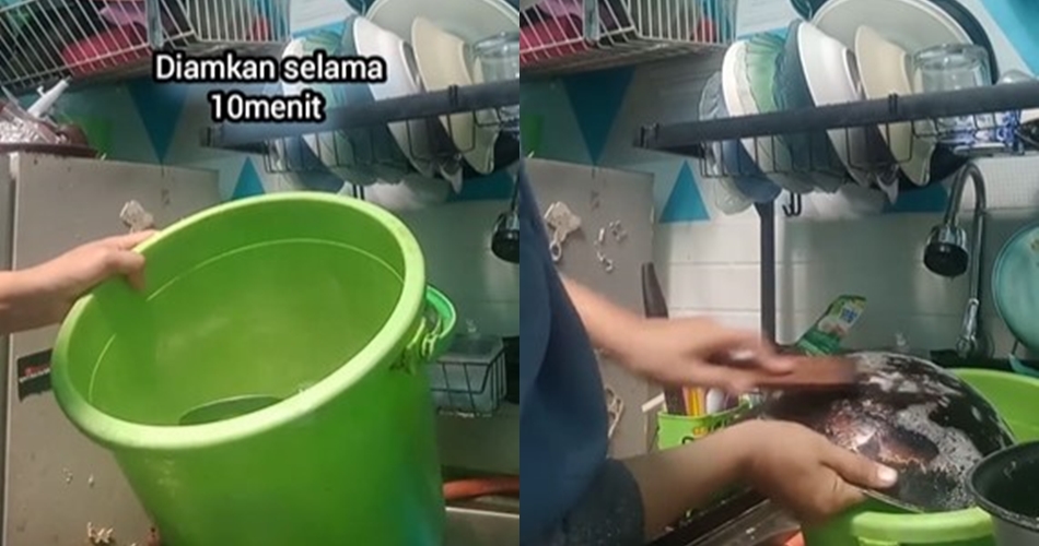 Trik ampuh bersihkan kerak hitam di pantat wajan tanpa direndam semalaman, pakai 2 bahan dapur