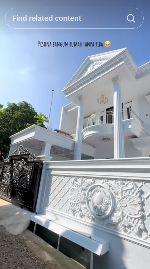 Dihina miskin rumah reyot, wanita ini pamer hunian bak istana di kampung hasil ngonten, 11 potretnya