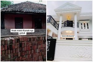 Dihina miskin rumah reyot, wanita ini pamer hunian bak istana di kampung hasil ngonten, 11 potretnya