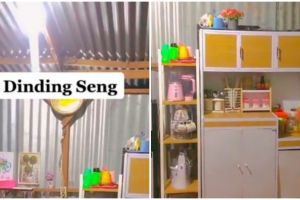Definisi kerapian bukan soal kemewahan, 7 potret dapur dinding tanpa kitchen set ini sedap dipandang