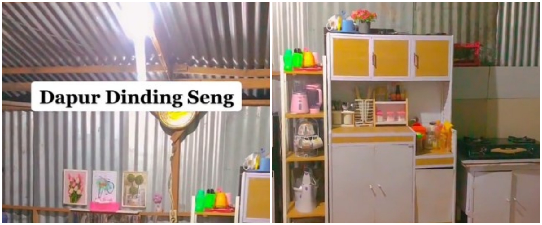 Definisi kerapian bukan soal kemewahan, 7 potret dapur dinding tanpa kitchen set ini sedap dipandang