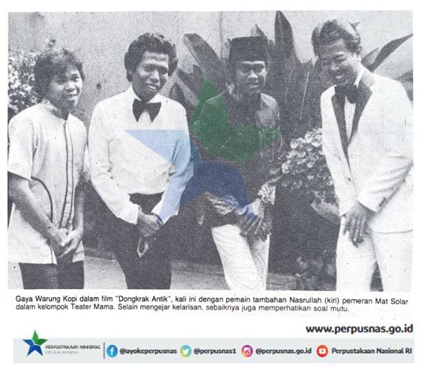 Pelawak ikonik di zamannya, begini 9 momen kenangan Mat Solar adu akting bareng Warkop DKI