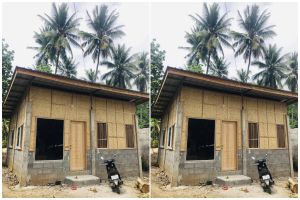 Luarnya biasa saja, 7 potret bagian dalam rumah setengah bambu dan bata Ini interiornya super homey