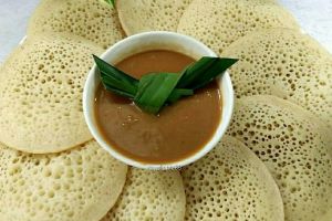 Resep serabi kuah kinca khas Indonesia yang enak dan praktis