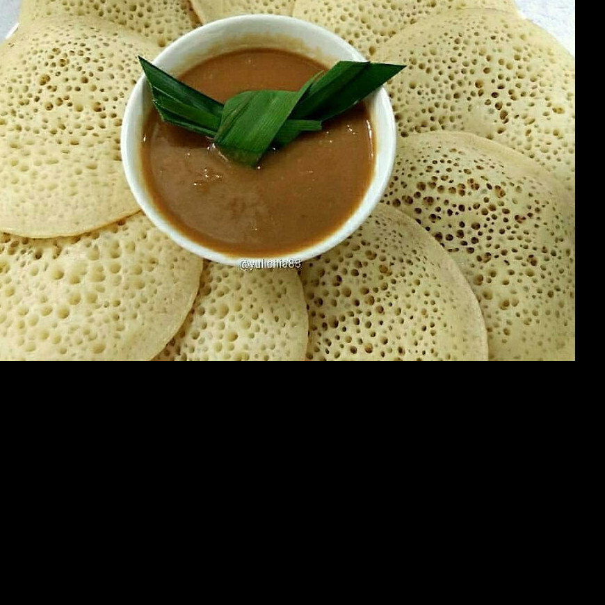 Resep serabi kuah kinca khas Indonesia yang enak dan praktis