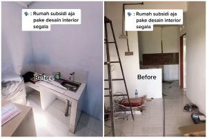Cuma rumah subsidi kok pakai jasa desain interior, usai dimakeover bikin si nyinyir kicep, 9 potretnya