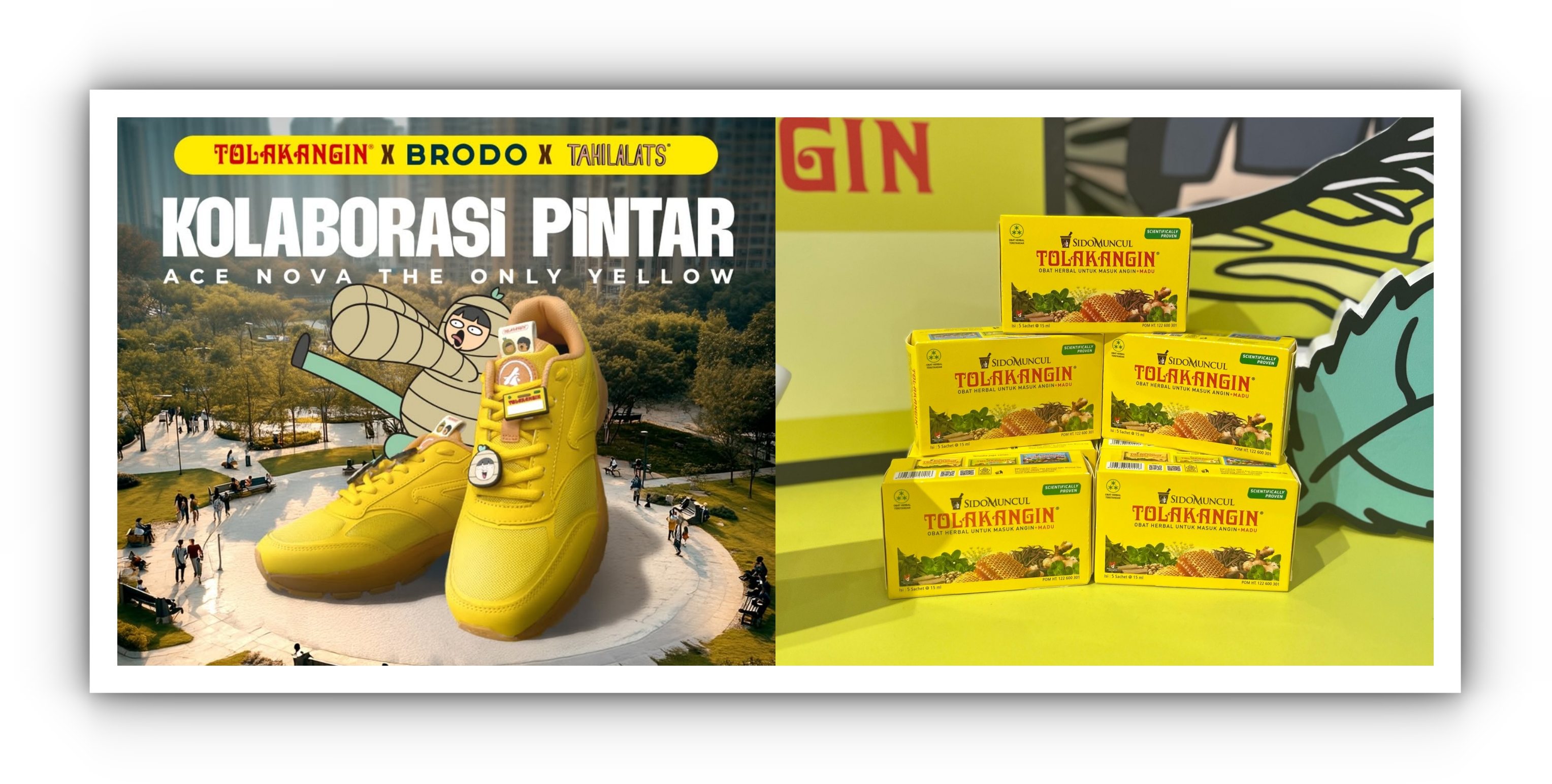 Cerita di balik sneaker viral: hasil kolab ikon herbal Indonesia, sepatu lokal dan komikus digital