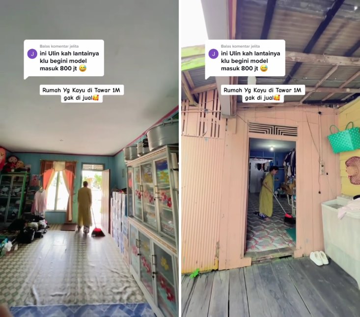 Rumah bilik kayu tampak sederhana ini ditawar Rp 1 miliar tapi ditolak, begini 9 potret dalamnya
