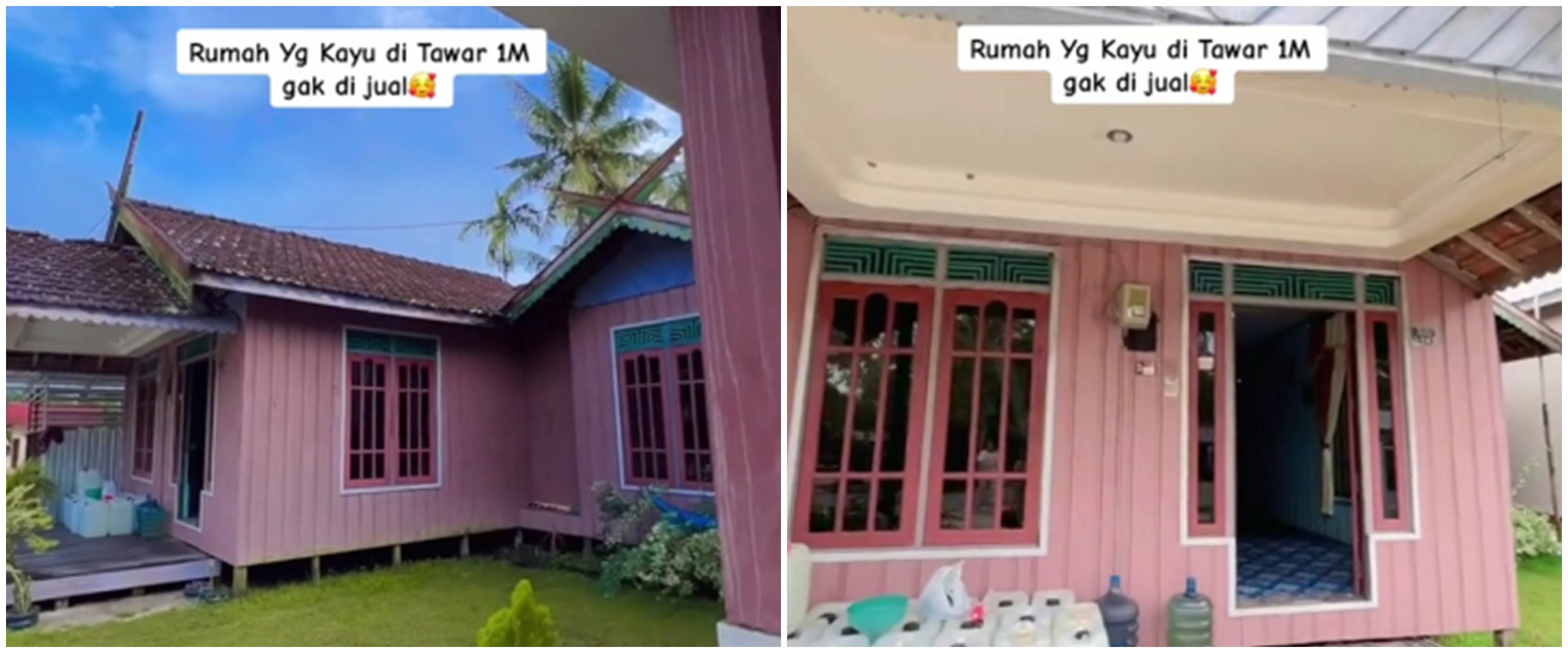 Rumah bilik kayu tampak sederhana ini ditawar Rp 1 miliar tapi ditolak, begini 9 potret dalamnya
