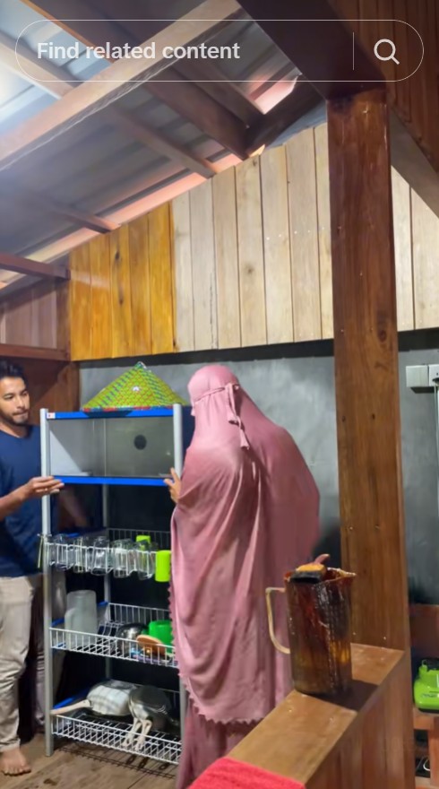 Definisi suami idaman, pria ini makeover dapur kayu istri, 9 potret hasilnya jadi tampak mewah