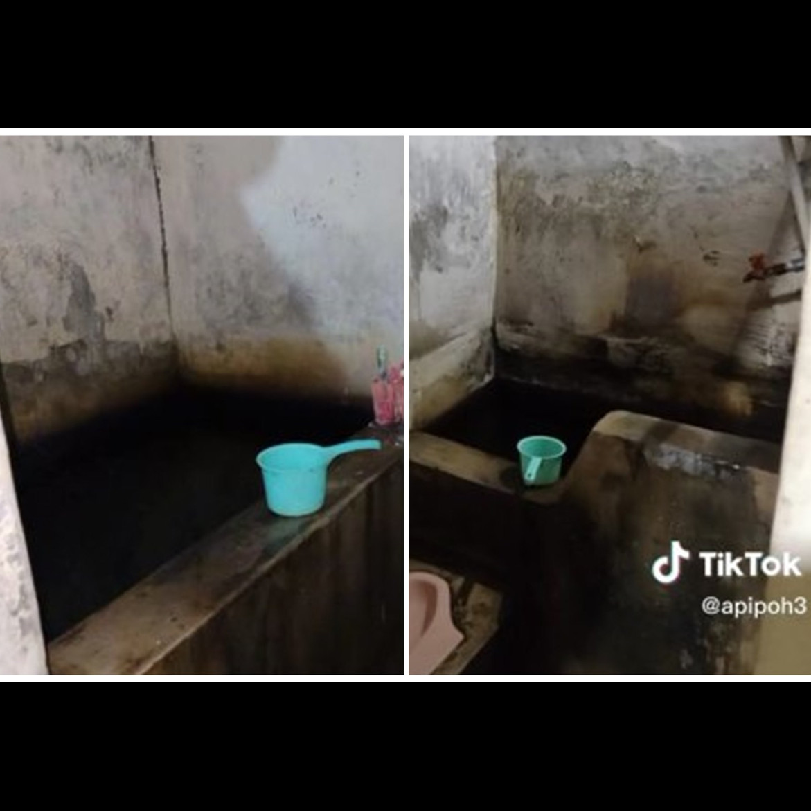 Kamar mandi semen tanpa keramik dimakeover jadi glow up, perubahan toilet jadul ini susah dipercaya