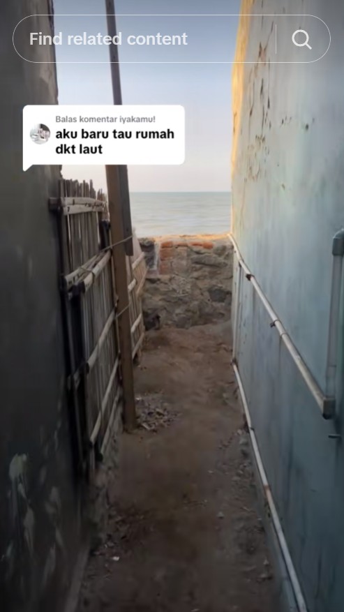 Viral pria spill rumahnya tanpa jarak dengan laut lepas, 9 potretnya bikin nggak bisa tidur nyenyak