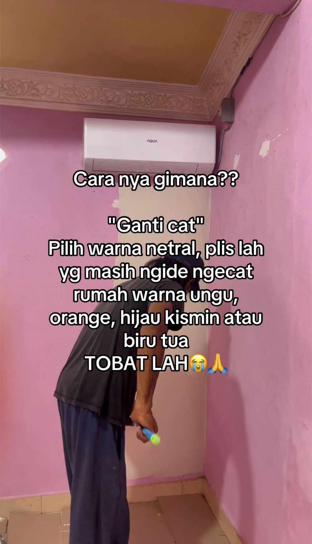 Kamar kontrakan dimakeover gegara buluk & penuh jamur, 9 potretnya jadi estetik cuma pakai wall panel