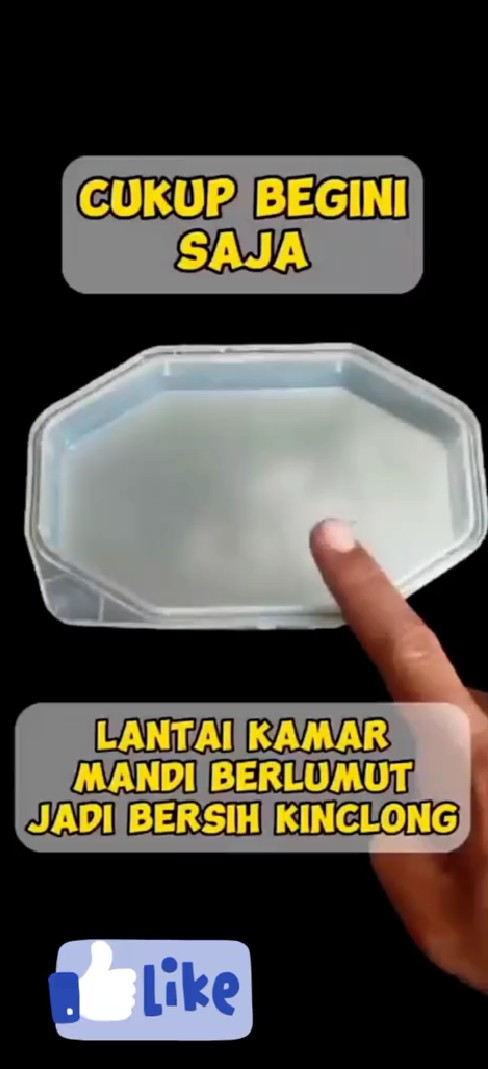 Trik hilangkan lumut di lantai kamar mandi tanpa digosok sitrun, seketika bersih pakai 2 bumbu dapur
