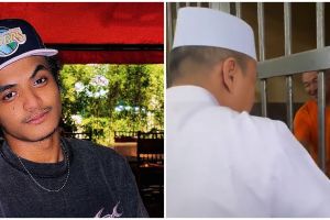 Dibesuk ustaz Das'ad Latief, 9 potret penampilan Vadel Badjideh di penjara, rambutnya bikin salfok
