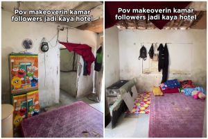 Selebgram ini renovasi kamar buluk milik pengikutnya, 9 potret usai direnovasi plek ketiplek ala hotel