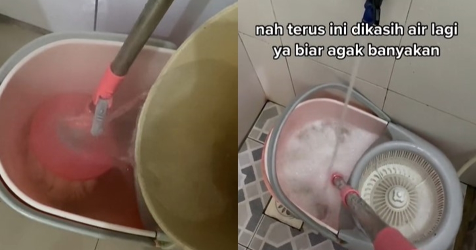 Trik mengepel lantai agar cepat bersih dan tetap kesat hingga 3 hari, sederhana pakai 3 bahan dapur