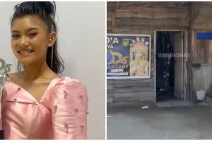 Kamar mandinya pakai drum berkarat, begini 11 potret rumah berlantai tanah Sridevi juara D'Academy 5