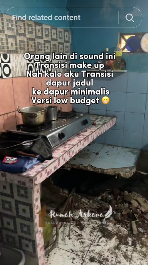 Pasutri ini makeover dapur jadul tanpa tukang, 9 potret interiornya jadi cantik bikin betah masak