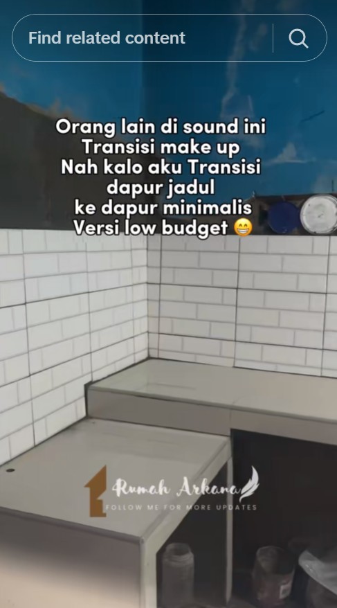 Pasutri ini makeover dapur jadul tanpa tukang, 9 potret interiornya jadi cantik bikin betah masak