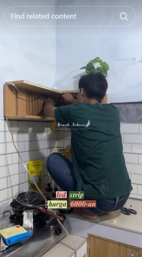 Pasutri ini makeover dapur jadul tanpa tukang, 9 potret interiornya jadi cantik bikin betah masak